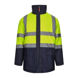 VL JUNO LARGE. Dvoubarevná parka 4v1 (180g/m²), z polyesteru (100%) s PU zátěrem