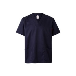 VL ILLAPA. Keprová tunika (190 g/m²) s krátkými rukávy z polyesteru (65 %) a bavlny (35 %)