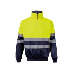 VL THOR LARGE. Dvoubarevná mikina (300 g/m²) z polyesterového fleecu (100 %)