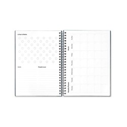 STARTER KIT INFINITE PLANNER A5. Sada obsahuje "nekonečný deník", čistící sadu, fix a držák na popisovače