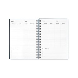 STARTER KIT INFINITE PLANNER A5. Sada obsahuje "nekonečný deník", čistící sadu, fix a držák na popisovače