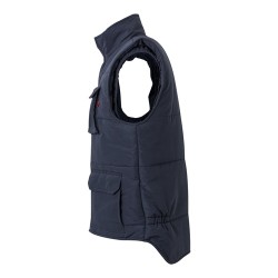 VL MEFITIS. Polstrovaná vesta s kapsami (220 g/m²) z polyesteru (100 %)
