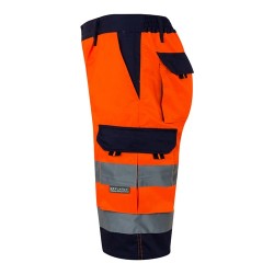 VL HADES. Dvoubarevné bermudy s kapsami (210 g/m²), z bavlny (20 %) a polyesteru (80 %)