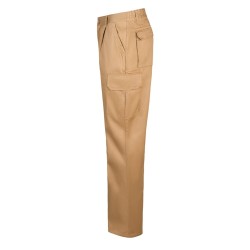 VL MABON. Keprové kalhoty s více kapsami (200 g/m²), z bavlny (35 %) a polyesteru (65 %)