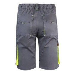 VL HEMERA. Dvoubarevné strečové bermudy s mnoha kapsami (240 g/m²), z bavlny (46 %), EME (38 %) a polyesteru (16 %)