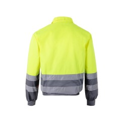 VL NEPTUNE LARGE. Dvoubarevná keprová bunda (210 g/m²) z polyesteru (80 %) a bavlny (20 %)