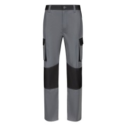 VL NJORD. Dvoubarevné keprové kalhoty s mnoha kapsami (240 g/m²), z bavlny (35 %) a polyesteru (65 %)