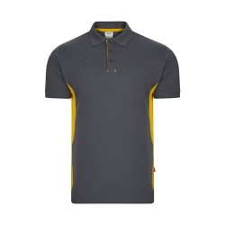 VL SUPAY. Dvoubarevná piké polokošile (180 g/m²), krátký rukáv, z bavlny (60 %) a polyesteru (40 %)