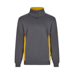 VL SVAROG. Dvoubarevná froté mikina (260 g/m²), z polyesteru (65 %) a bavlny (35 %)