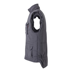 VL MEFITIS. Polstrovaná vesta s kapsami (220 g/m²) z polyesteru (100 %)