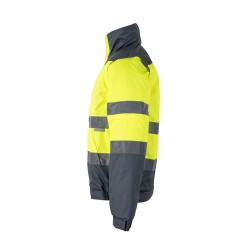 VL JUPITER LARGE. Dvoubarevná vycpaná bunda (180 g/m²) z polyesteru (100 %) s PU zátěrem