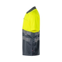 VL CUPID LARGE. Dvoubarevná polokošile z ptačí perspektivy (160 g/m²) s krátkým rukávem z polyesteru (100 %)