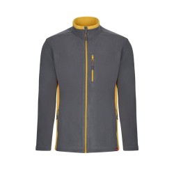 VL GERAS. Dvoubarevná fleecová bunda (220 g/m²) z polyesteru (100 %)