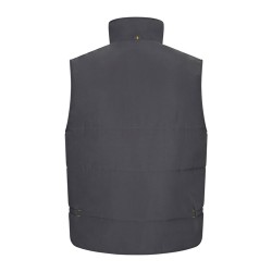 VL NERGAL. Vycpaná vesta, dvoubarevná, vícekapsová (120 g/m²), z polyesteru (100 %)