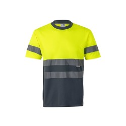 VL BRAHMA LARGE. Dvoubarevné technické tričko z ptačí perspektivy (140 g/m²), z polyesteru (100 %)