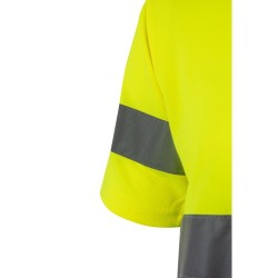 VL BRAHMA LARGE. Dvoubarevné technické tričko z ptačí perspektivy (140 g/m²), z polyesteru (100 %)