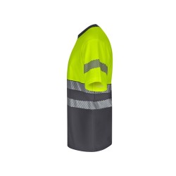 VL BASTET. Dvoubarevné piké tričko (150 g/m²), z bavlny (55 %) a polyesteru (45 %)