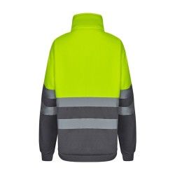 VL THOR. Dvoubarevná mikina (300 g/m²) z polyesterového fleecu (100 %)