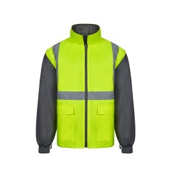 VL JUNO. Dvoubarevná parka 4v1 (180g/m²), z polyesteru (100%) s PU zátěrem