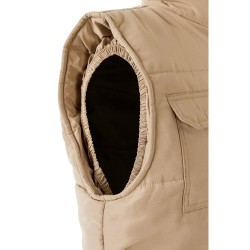 VL MEFITIS. Polstrovaná vesta s kapsami (220 g/m²) z polyesteru (100 %)