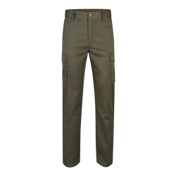 VL LUGH. Strečové kalhoty s mnoha kapsami (240 g/m²) z bavlny (46 %), EME (38 %) a polyesteru (16 %)