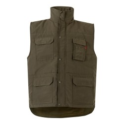 VL MEFITIS. Polstrovaná vesta s kapsami (220 g/m²) z polyesteru (100 %)