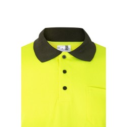 VL VULCAN LARGE. Dvoubarevná polokošile z ptačí perspektivy (160 g/m²) s dlouhým rukávem, z polyesteru (100 %)