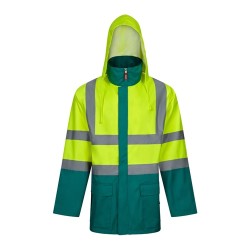 VL JUNO LARGE. Dvoubarevná parka 4v1 (180g/m²), z polyesteru (100%) s PU zátěrem