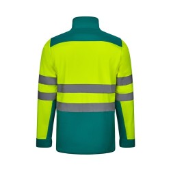 VL HESTIA. Dvoubarevná softshellová bunda (280 g/m²), z polyesteru (96 %) a elastanu (4 %)