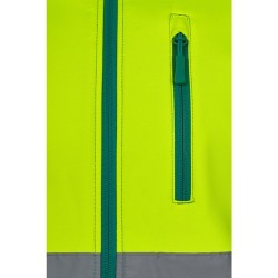 VL HESTIA. Dvoubarevná softshellová bunda (280 g/m²), z polyesteru (96 %) a elastanu (4 %)