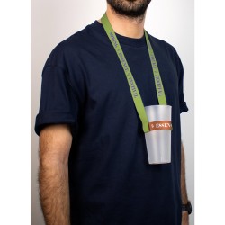 SHEFFIELD. SADA SUBLIMAČNÍ ŠŇŮRKA NA KRÁTKU Dlouhá II (20 mm) Duo se sublimačním držákem na kelímek