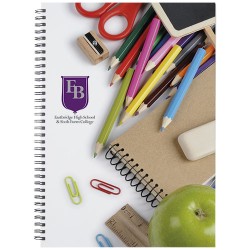 Poznámkový blok Wire-o A4 s pevnými deskami a drátěným hřbetem