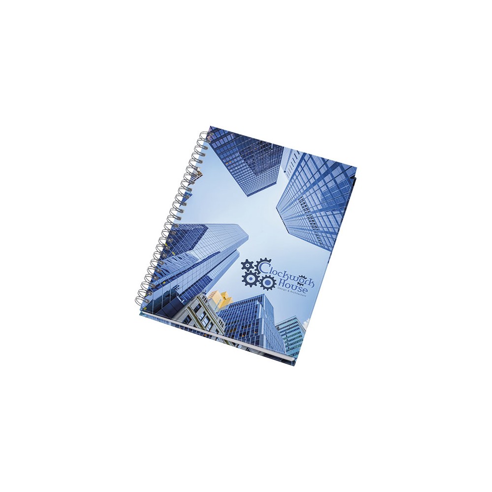 Poznámkový blok Wire-o A5 s pevnými deskami a drátěným hřbetem