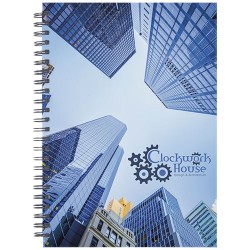 Poznámkový blok Wire-o A5 s pevnými deskami a drátěným hřbetem