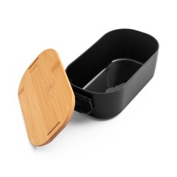 MAHLEB. Vzduchotěsná PP krabice s bambusovým víkem