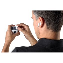 CAETANO. Bezdrátová sluchátka s výdrží baterie 4 hodiny na recyklovaného ABS (100% rABS)