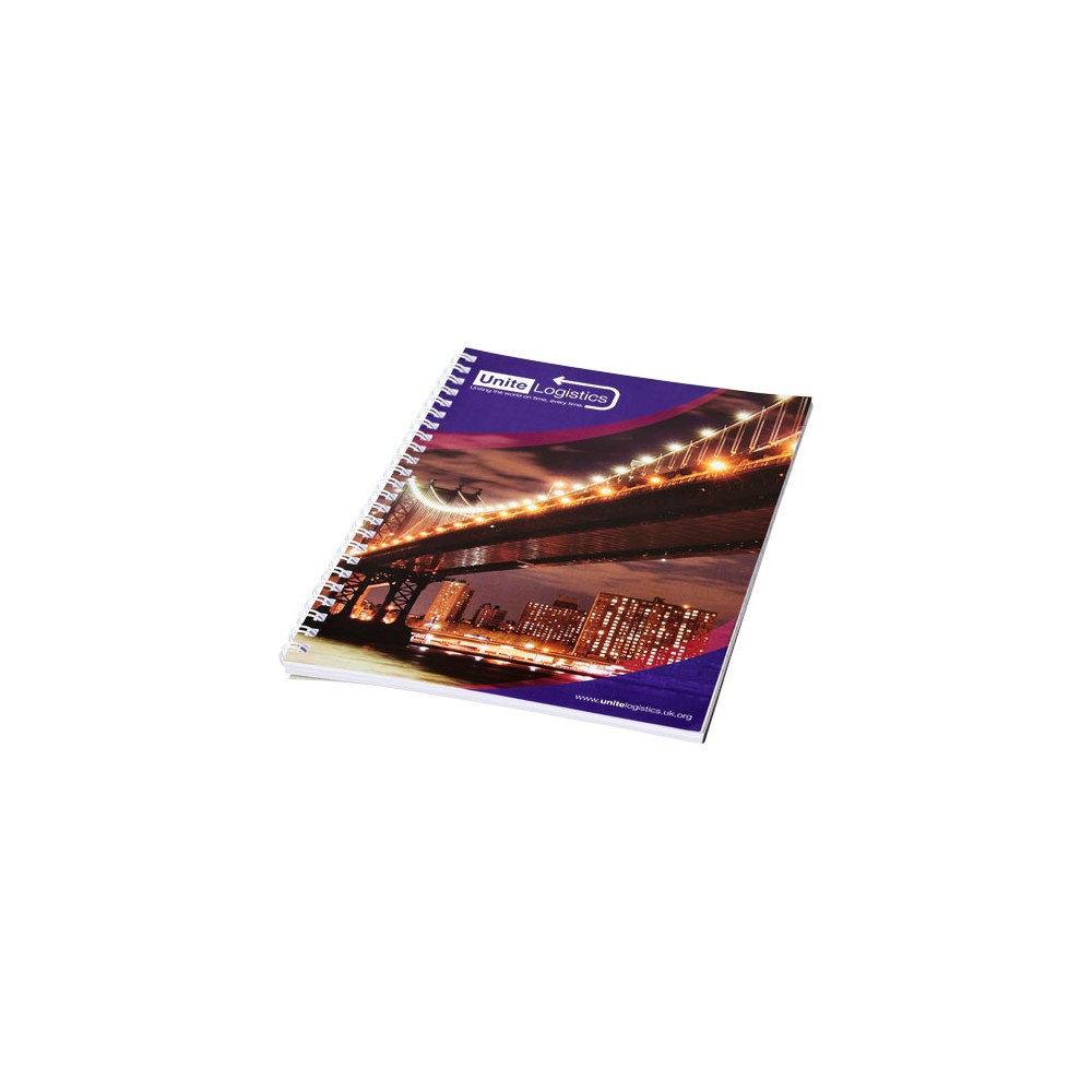 Desk-Mate spirálový zápisník ve formátu A4 s potištěnou zadní stranou