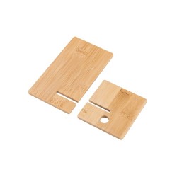 GALEN. Bambusový držák na mobilní telefon, odnímatelný na dvě části