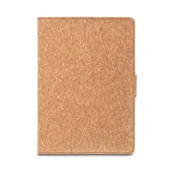 FIELDING. Složka A5 z korku a recyklovaného polyesteru (100% rPET) s odnímatelným blokem