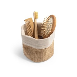 DUCASSE. Víceúčelová taška z juty (260g/m²) a bavlny (120g/m²)