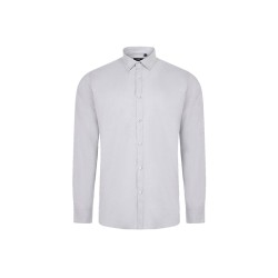 VL PRITHVI MAN. Pánská oxfordská košile (180 g/m²) z bavlny (50 %), polyesteru (45 %) a elastanu (5 %)