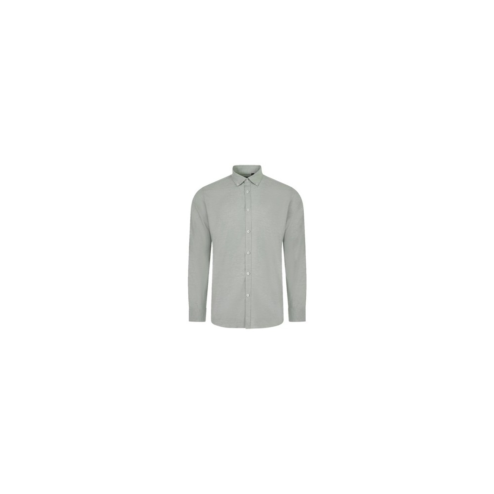 VL PRITHVI MAN. Pánská oxfordská košile (180 g/m²) z bavlny (50 %), polyesteru (45 %) a elastanu (5 %)