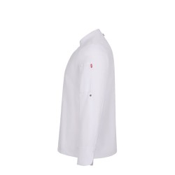 VL AGNI. Unisexová kuchyňská bunda (190 g/m²) z bavlny (35 %) a recyklovaného polyesteru (65 %)