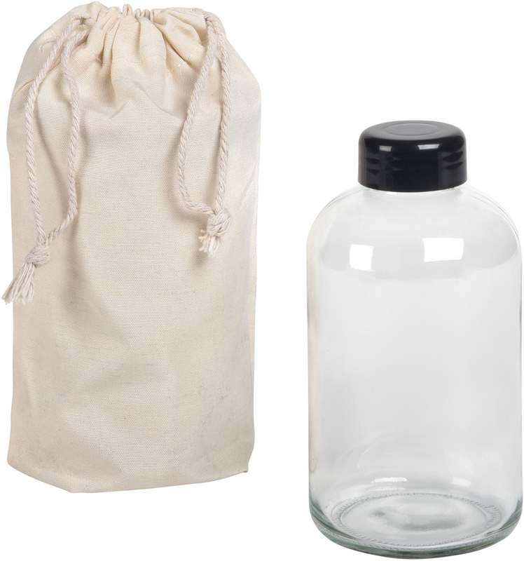 Skleněná láhev na pití DRINK HEALTHY