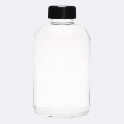 Skleněná láhev na pití DRINK HEALTHY