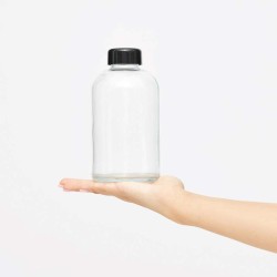 Skleněná láhev na pití DRINK HEALTHY