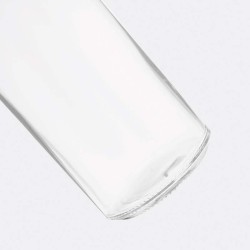 Skleněná láhev DEEPLY: šroubovatelné bambusové víčko, kapacita cca. 500 ml