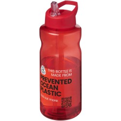 H2O Active Eco Big Base litrová sportovní láhev s víčkem s hubicí