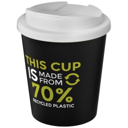 Hrnek z recyklátu o objemu 250 ml s víčkem odolným proti rozlití Americano Espresso Eco