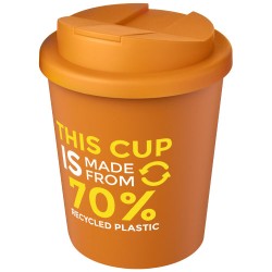 Hrnek z recyklátu o objemu 250 ml s víčkem odolným proti rozlití Americano Espresso Eco